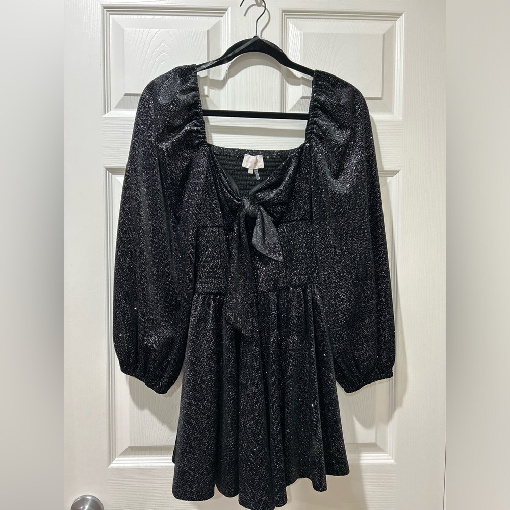 Black Sparkle Romper